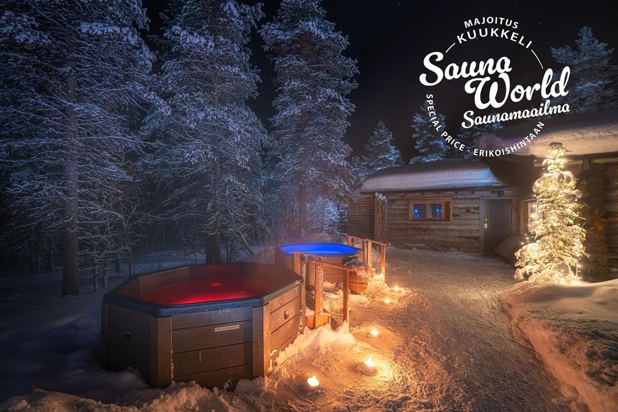 Kuukkeli Log Houses Aurora Cabin - Jaspis Saariselka Eksteriør bilde