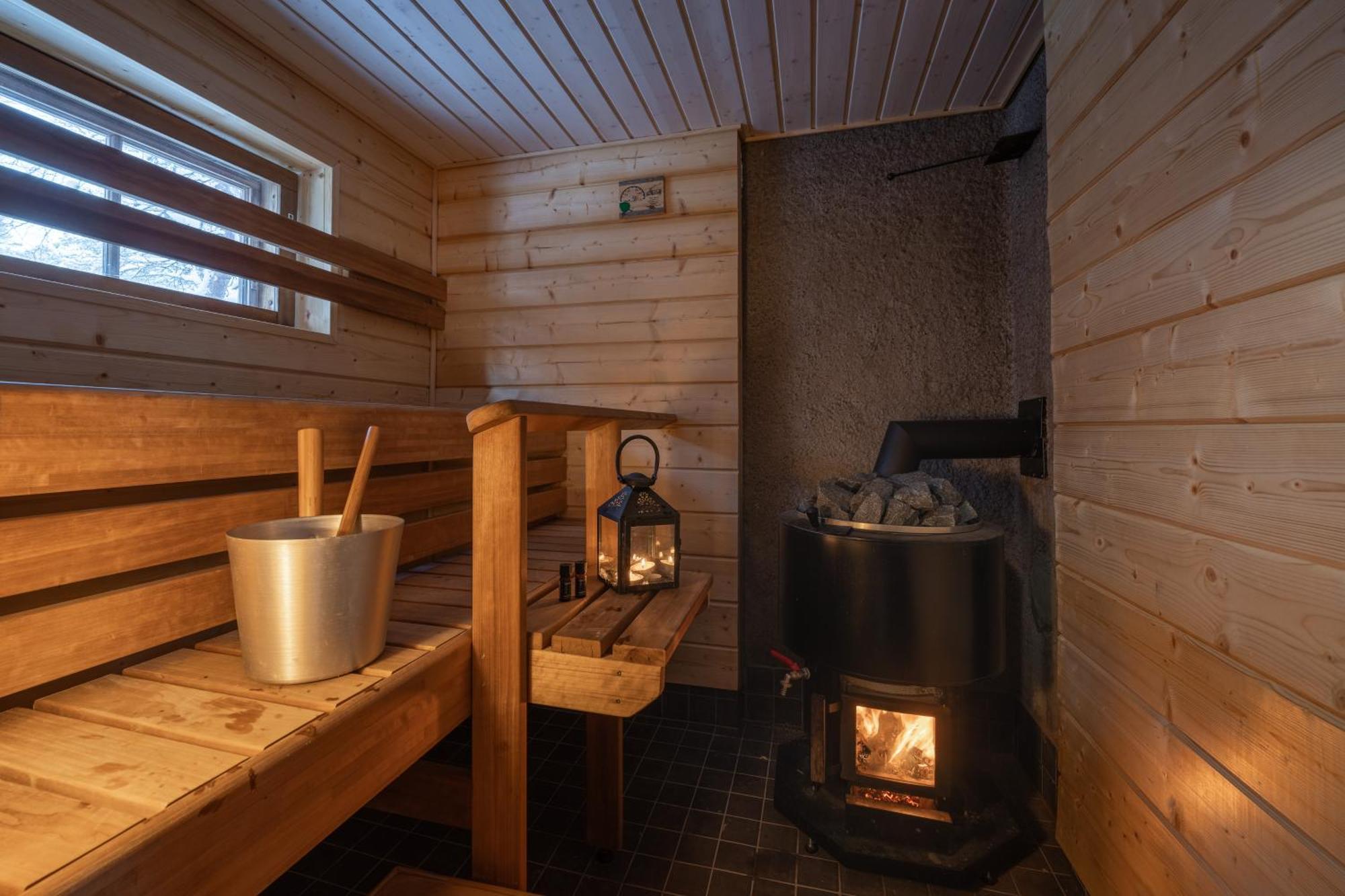 Kuukkeli Log Houses Aurora Cabin - Jaspis Saariselka Eksteriør bilde